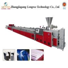 Máquina del panel de UPVC, extrusor que bordea del PVC, cadena de producción del Decking del PVC
